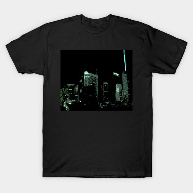 Vice City Downtown - Night T-Shirt by MgT510